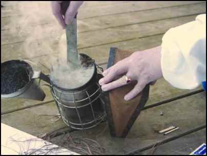 honey bee hives smoker