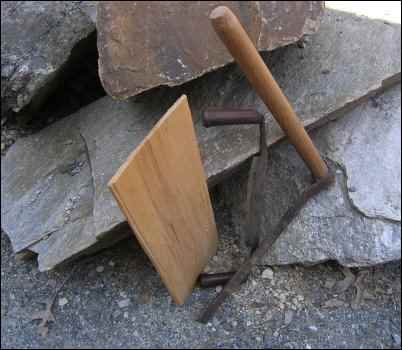 homemade shingle froe drawknife