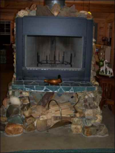 Building a Natural Stone Fireplace Surround