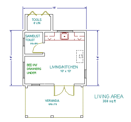 Dacha floorplan