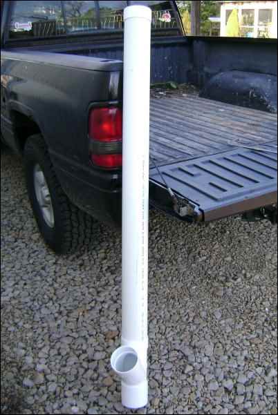 A homemade, large feeder made of sewer pipe and connections can provide important nutrition to all sorts of wild animals, as well as keep them coming back for viewing opportunities. A feeder like this one cost about $7 for the materials.