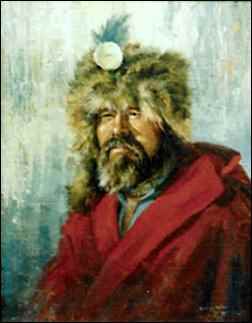 Painting of John Colter by Gerry Metz, The Mountain Men: America's Original Survivalists, homesteading, homesteaders, homestead